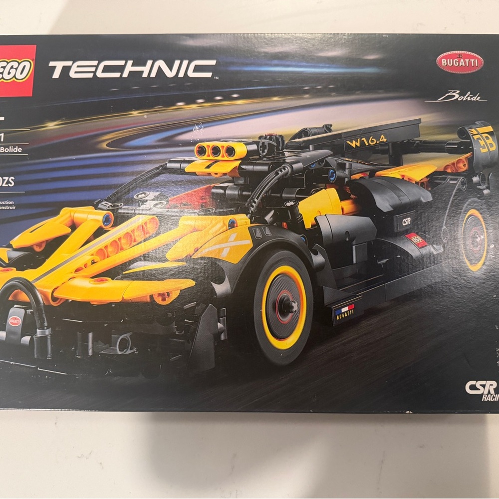LEGO Technic Bugatti Black and Yellow Racer